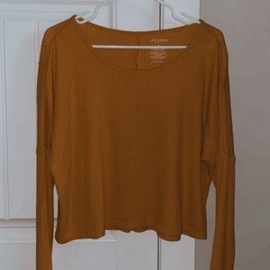 Arizona Jean Company Mustard Yellow Crop Top